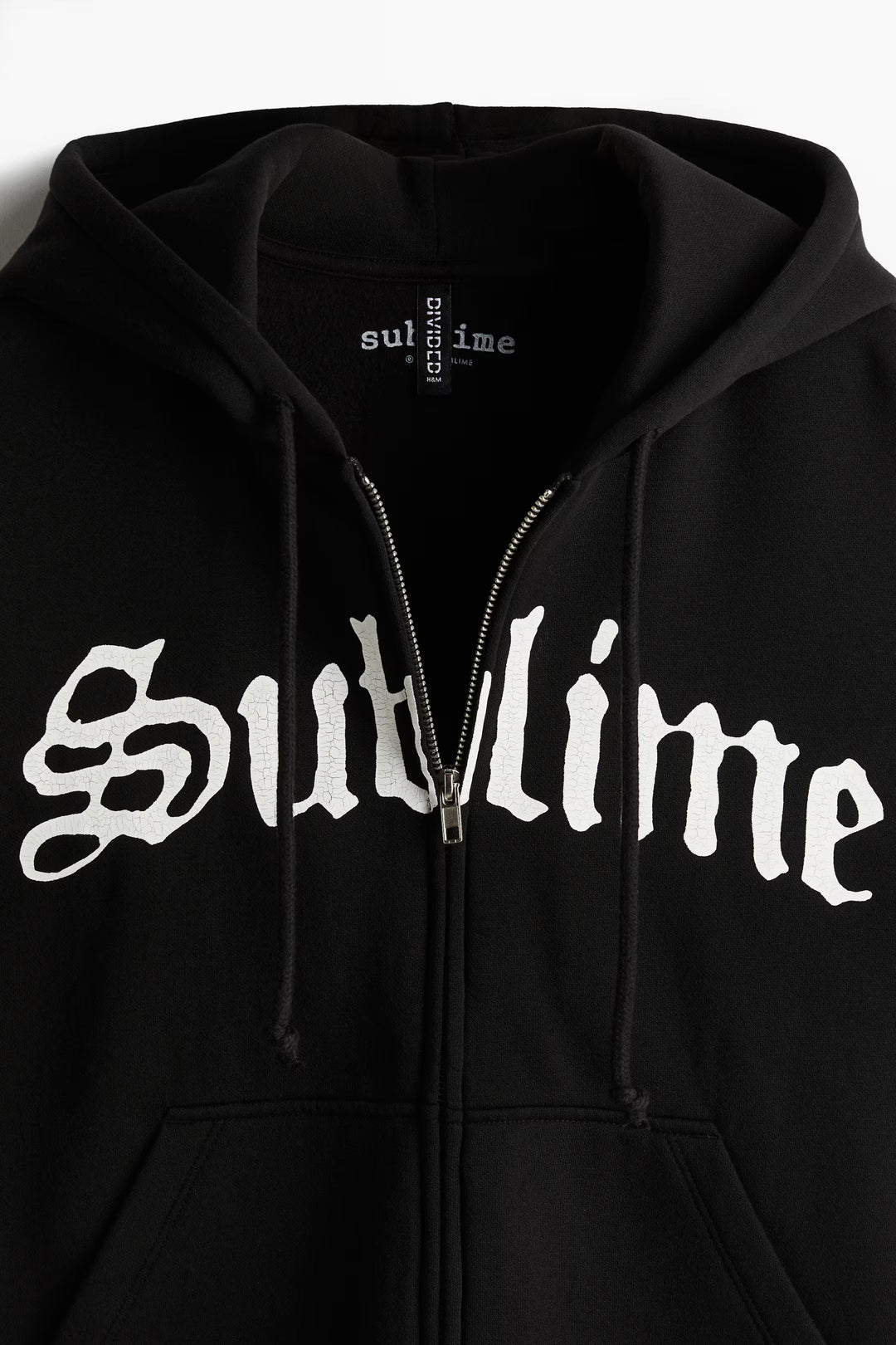 H&M Oversized Hooded Jacket with Motif