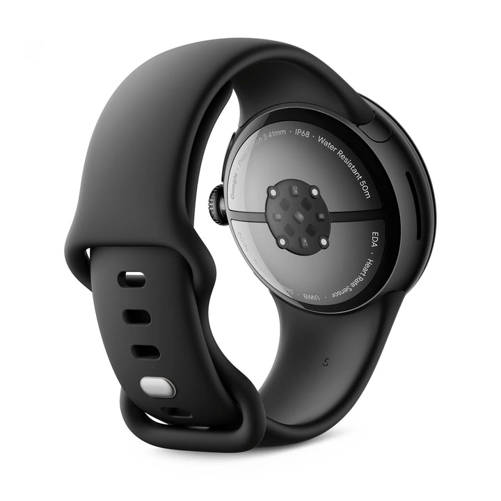 Google Pixel Watch 3 (41mm) - Android Smartwatch with Heart Rate Tracking, Advanced Running from Fitbit, Fitness Insights, 24-Hour Battery - Matte Black Aluminum Case - Obsidian Band - Wi-Fi