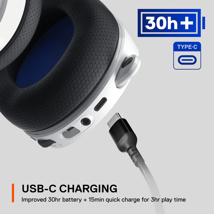 SteelSeries Arctis 7P+ Wireless Gaming Headset, Black, Black