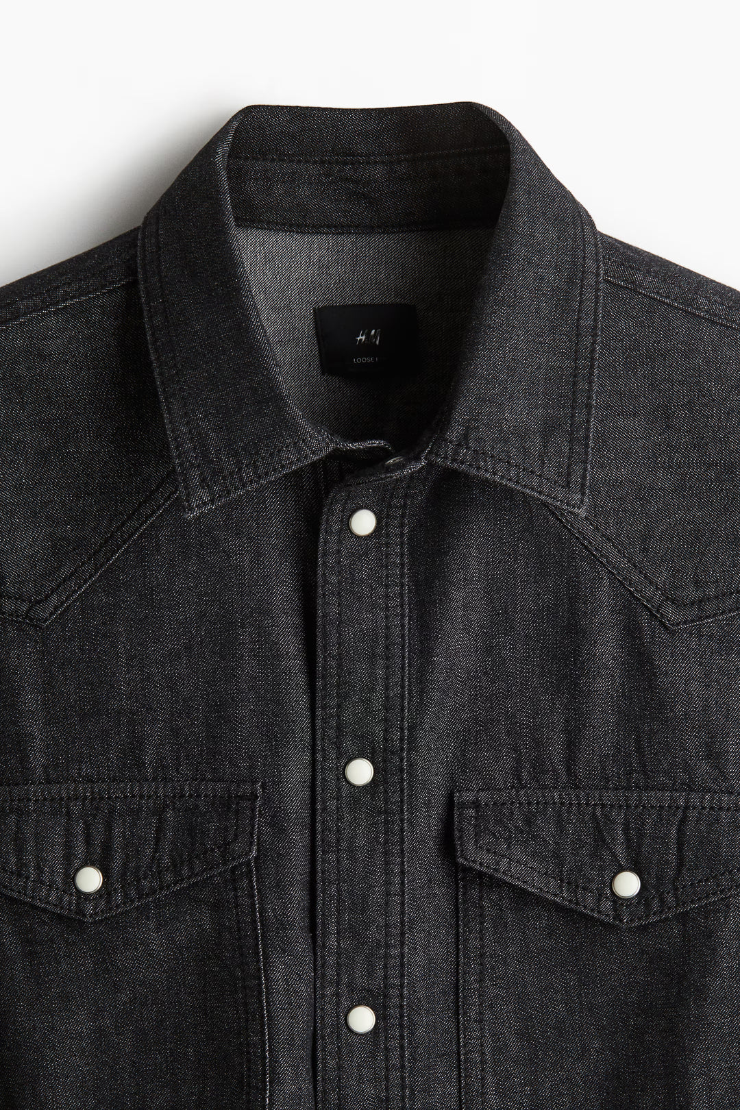H&M Regular-Fit Denim Shirt