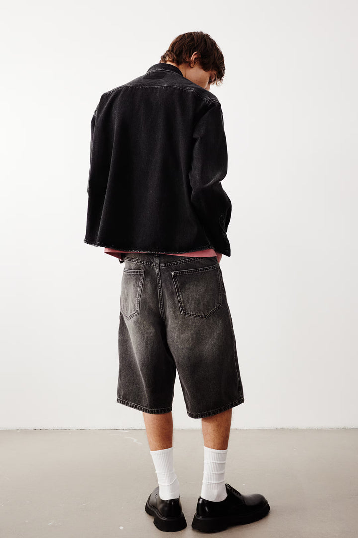 H&M Boxy Denim Shirt