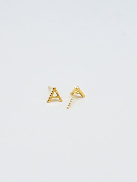 Gap Gold Initial Earrings