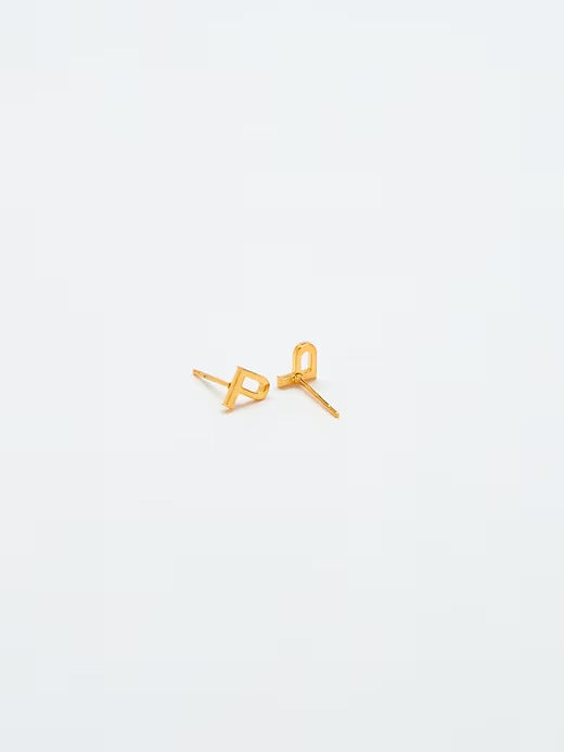 Gap Gold Initial Earrings