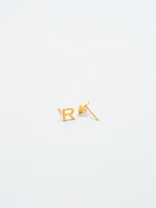 Gap Gold Initial Earrings