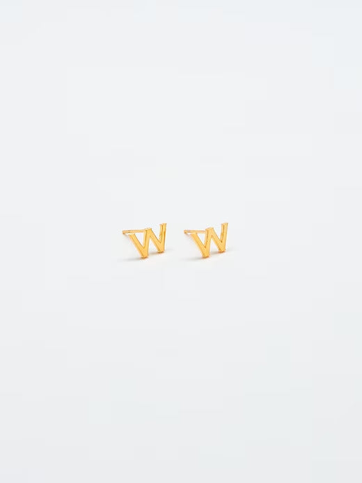 Gap Gold Initial Earrings