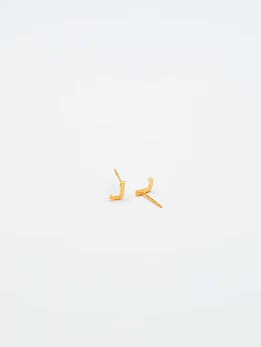 Gap Gold Initial Earrings