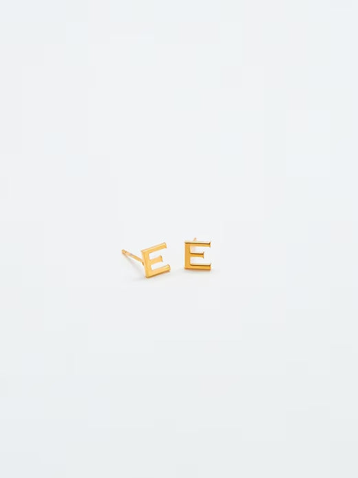 Gap Gold Initial Earrings
