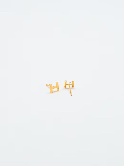 Gap Gold Initial Earrings