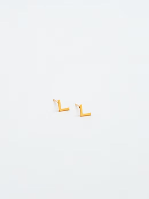 Gap Gold Initial Earrings