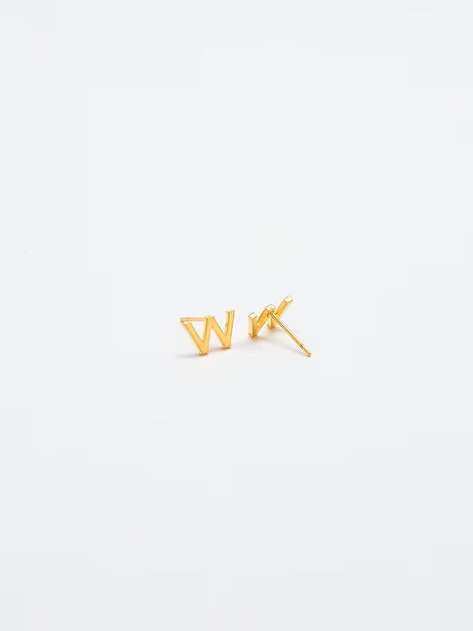 Gap Gold Initial Earrings