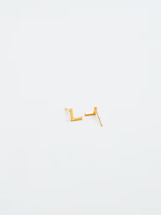 Gap Gold Initial Earrings