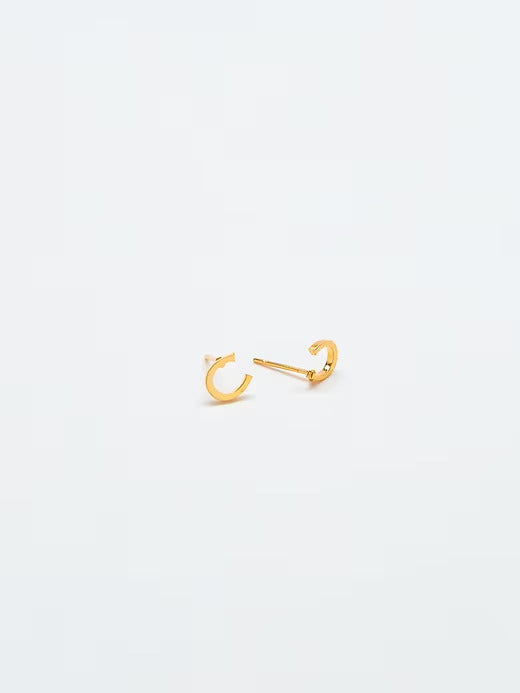 Gap Gold Initial Earrings