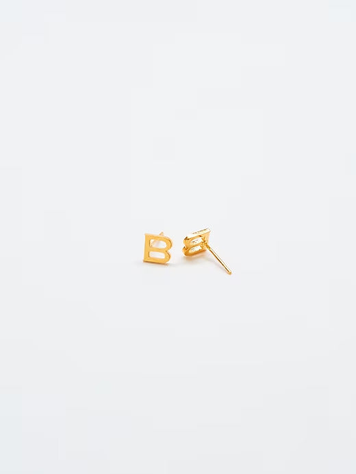 Gap Gold Initial Earrings