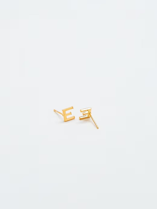 Gap Gold Initial Earrings