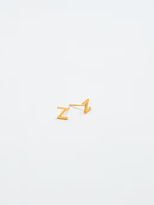 Gap Gold Initial Earrings