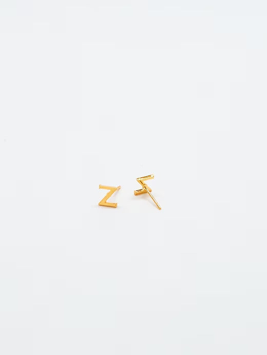 Gap Gold Initial Earrings