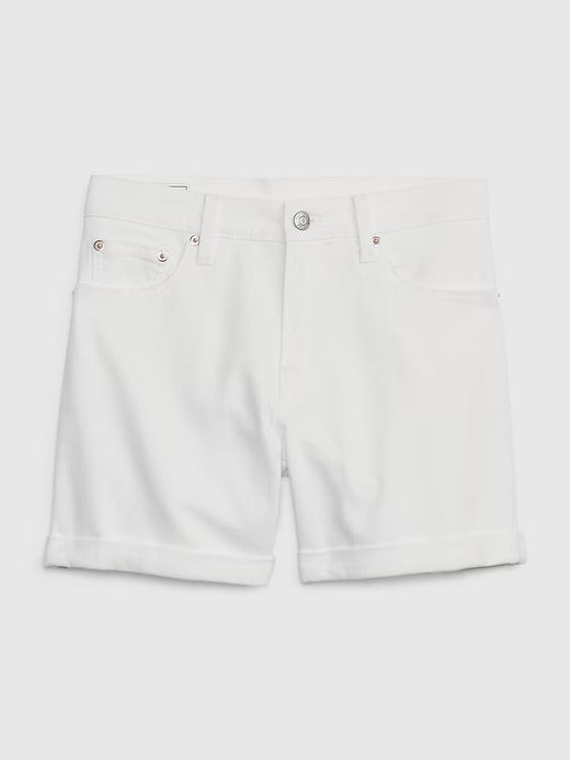 Gap 5" Mid Rise Denim Girlfriend Shorts