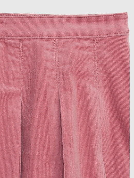 Gap Kids Corduroy Pleated Mini Skirt