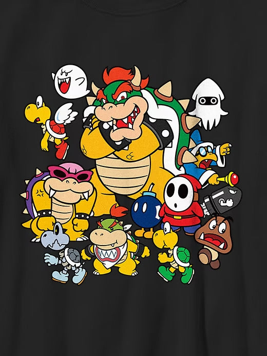 Gap Kids Nintendo Bowser Group Graphic Tee