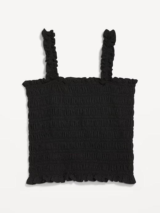 Old Navy Fitted Smocked Tank Top