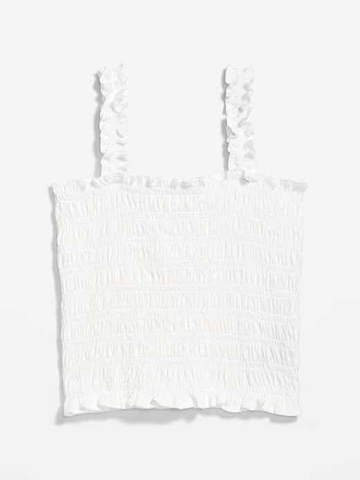 Old Navy Fitted Smocked Tank Top