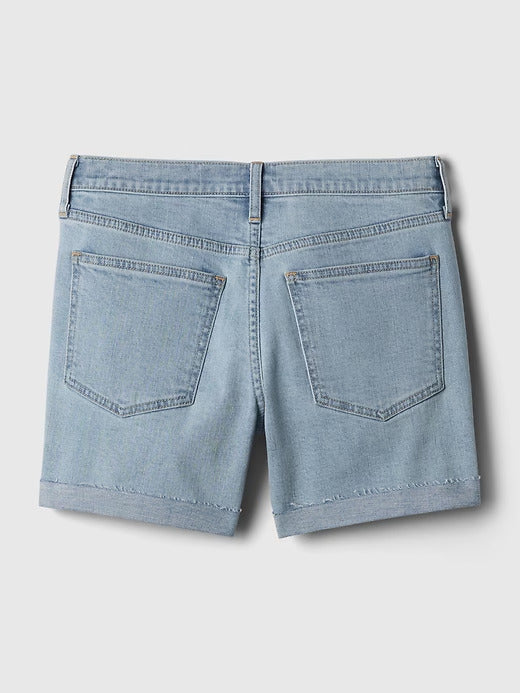 Gap 5" Mid Rise Denim Girlfriend Shorts