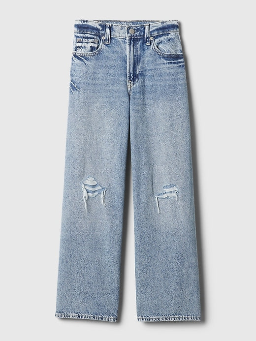 Gap Kids Low Rise Stride Wide-Leg Jeans