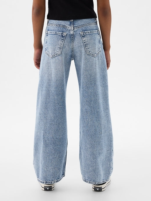 Gap Kids Low Rise Stride Wide-Leg Jeans