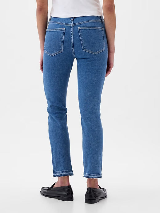 Gap Mid Rise Split-Hem Vintage Slim Jeans
