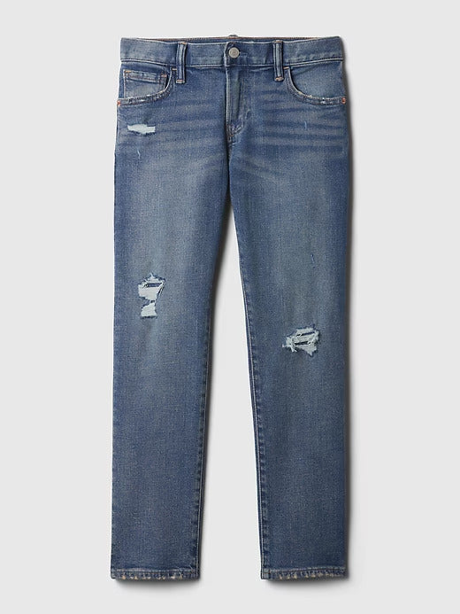 Gap Kids Rip & Repair Slim Jeans