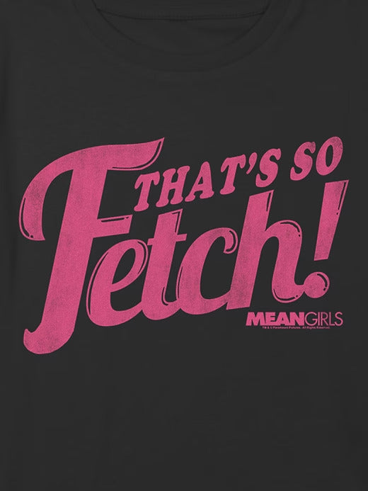 Gap Kids Mean Girls Thats So Fetch Graphic Boxy Crop Tee