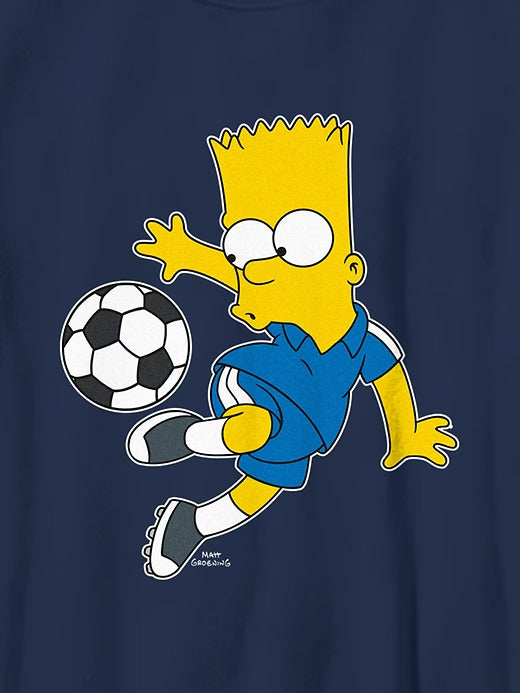 Gap Kids Bart Simpson Soccer Graphic Tee
