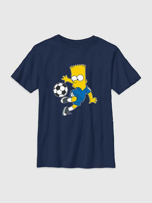 Gap Kids Bart Simpson Soccer Graphic Tee