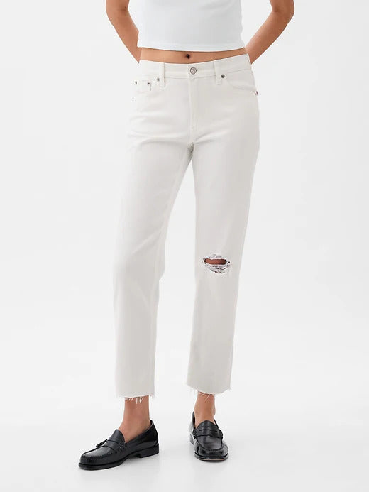 Gap High Rise Cheeky Straight Jeans