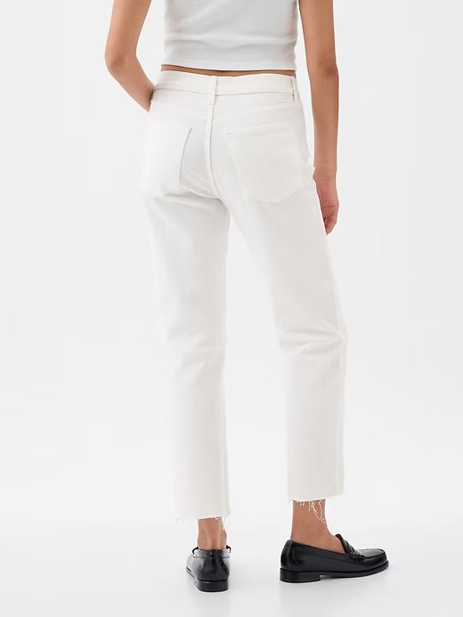 Gap High Rise Cheeky Straight Jeans