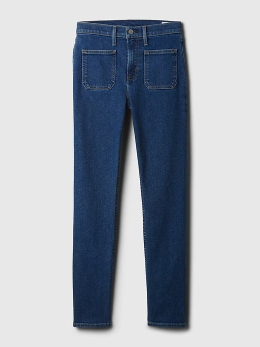 Gap Mid Rise Split-Hem Vintage Slim Jeans