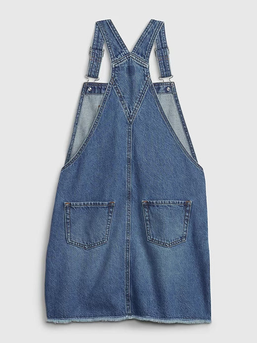 Gap Kids Denim Pinafore Dress