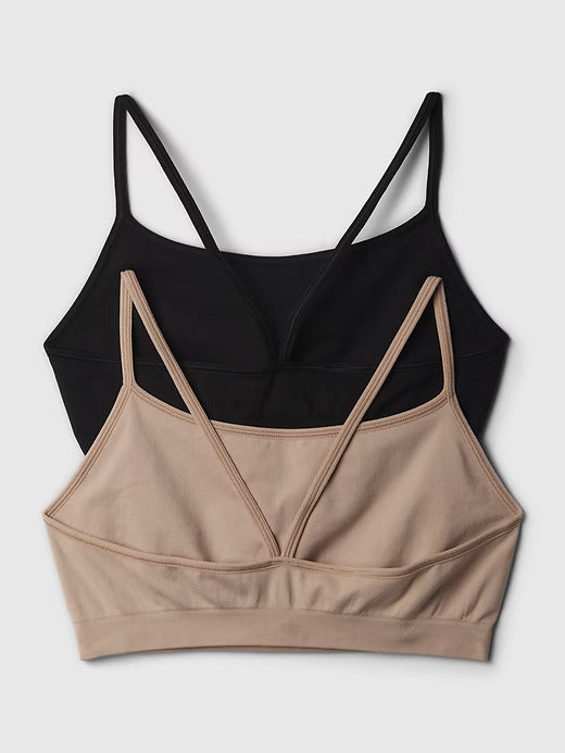 Gap Seamless Racerback Bralette (2-Pack)