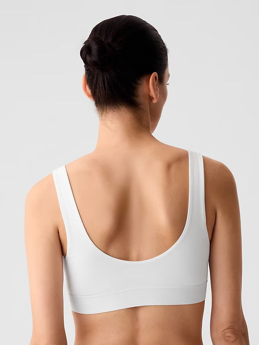 Gap Organic Stretch Cotton Gap Logo Bralette