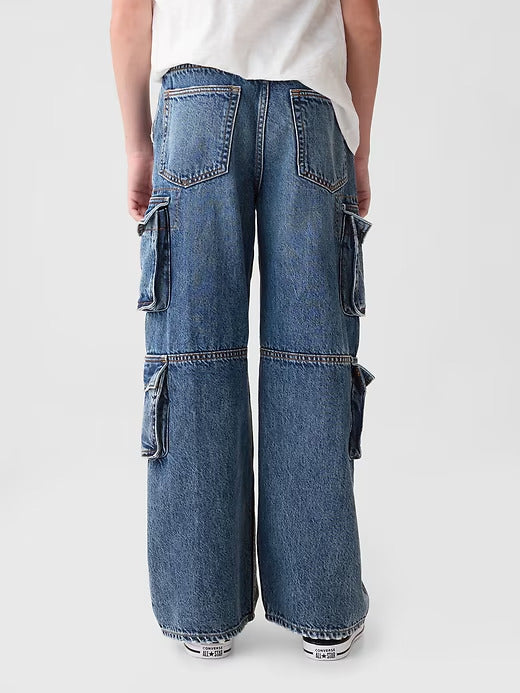 Gap Kids Double Cargo Baggy Jeans