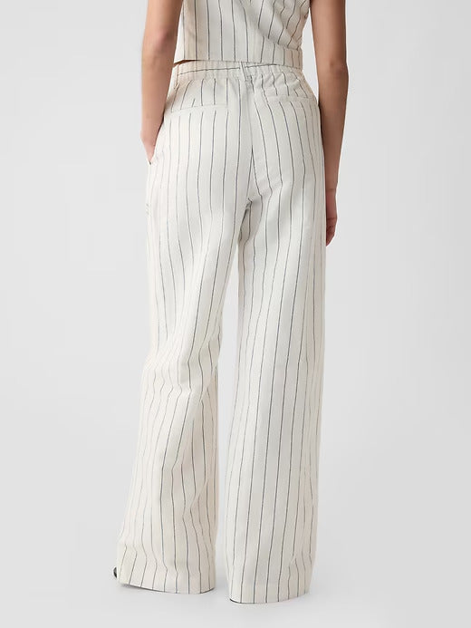 Gap 365 High Rise Linen-Cotton Trousers