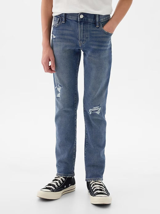 Gap Kids Rip & Repair Slim Jeans