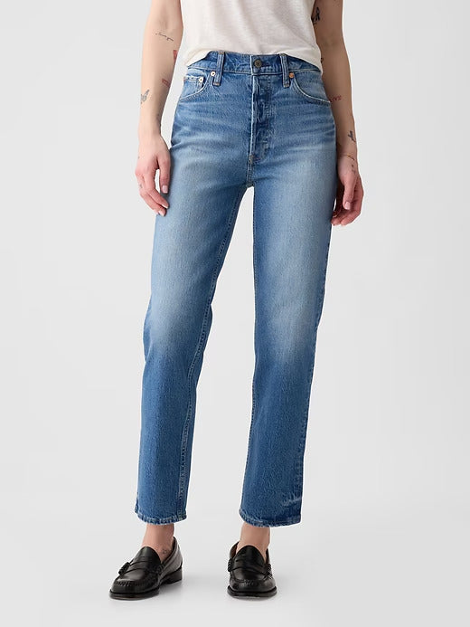 Gap High Rise Cheeky Straight Jeans