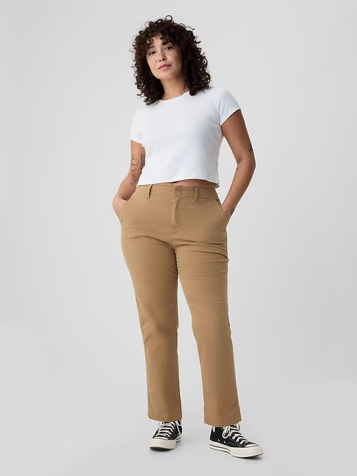Gap Mid Rise Downtown Khakis