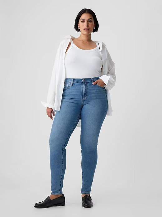 Gap Mid Rise True Skinny Jeans
