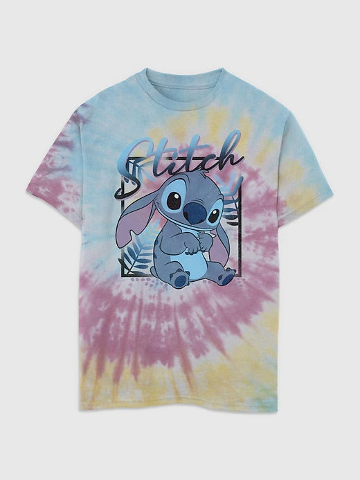Gap Kids Lilo and Stitch Tie Dye Graphic Tee