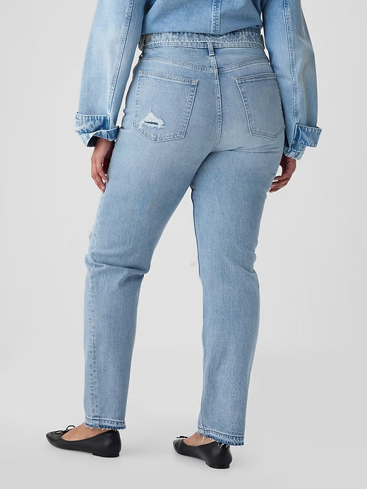Gap High Rise Cheeky Straight Jeans
