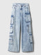 Blue denim wash