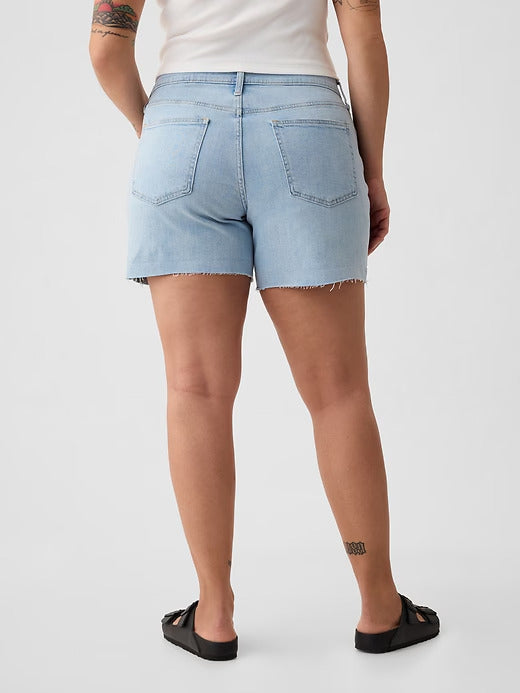 Gap 5" Mid Rise Denim Girlfriend Shorts