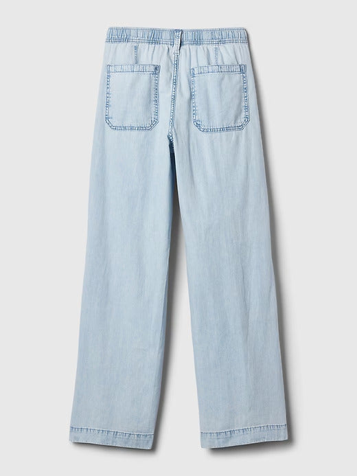 Gap Denim Easy Wide-Leg Pants